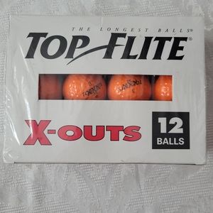 Spalding top flight 12 x out golf balls factory sealed